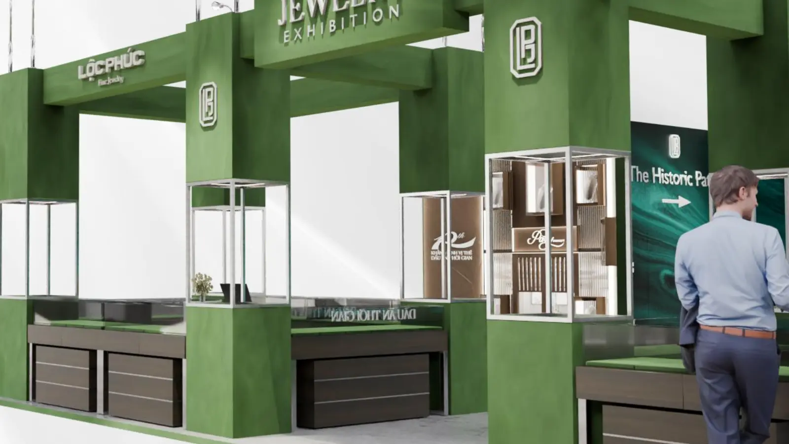 Lộc Phúc Fine Jewelry · Triển lãm 10 năm, dự án 3D của LXAM Studio
