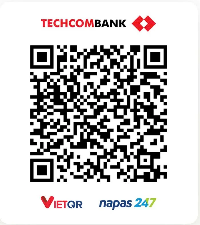 Mã QR chuyển khoản Techcombank LXAM Studio